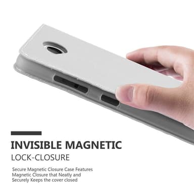 Nokia Lumia 650 Cover Etui Case (Sølv)