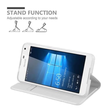 Nokia Lumia 650 Cover Etui Case (Sølv)