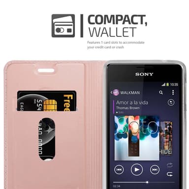 Sony Xperia E1 Cover Etui Case (Lyserød)