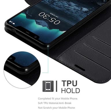 Nokia 5.1 Pungetui Cover Case (Sort)