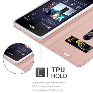 Sony Xperia E1 Cover Etui Case (Lyserød)