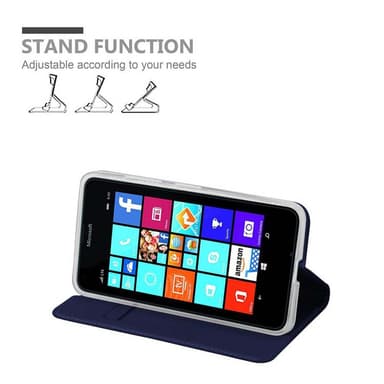 Nokia Lumia 640 Cover Etui Case (Blå)