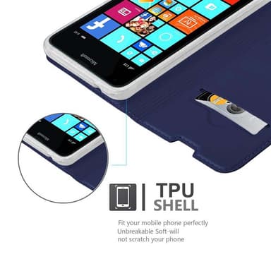 Nokia Lumia 640 Cover Etui Case (Blå)