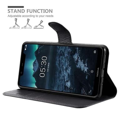 Nokia 5.1 Pungetui Cover Case (Sort)