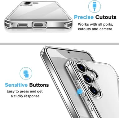 Samsung Galaxy S24 Cover TPU Etui (Gennemsigtig)