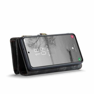 CaseMe mobilcover 008 8-kort Samsung Galaxy S24 Plus - Sort/grå