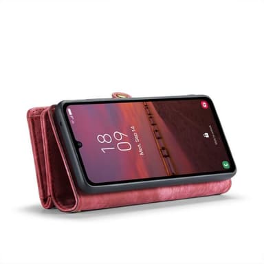 CaseMe mobilcover 008 8-kort Samsung Galaxy A35 - Rød