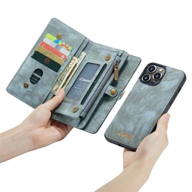 CaseMe mobilcover 008 8-kort iPhone 15 Pro - Blå