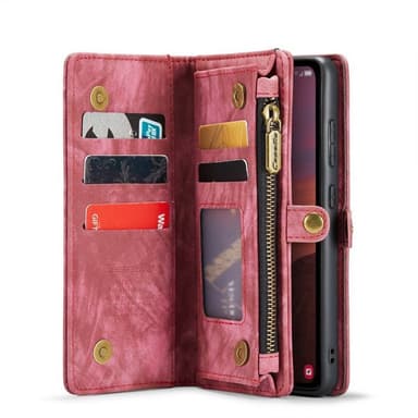 CaseMe mobilcover 008 8-kort Samsung Galaxy A35 - Rød