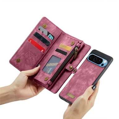 CaseMe mobilcover 008 8-kort Google Pixel 9 Pro XL - Rød