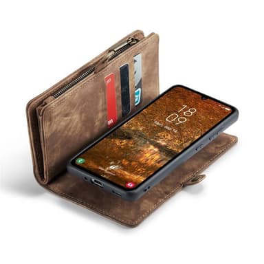 CaseMe mobilcover 008 8-kort Samsung Galaxy A55 - Brun