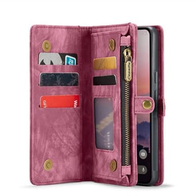 CaseMe mobilcover 008 8-kort Google Pixel 9 Pro XL - Rød