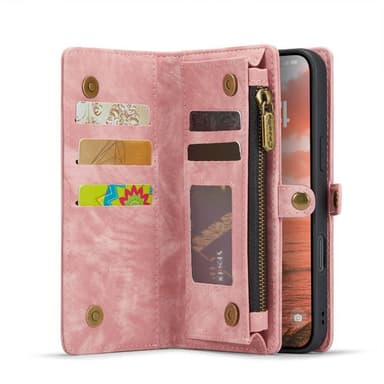 CaseMe mobilcover 008 8-kort iPhone 16 Pro - Lyserød