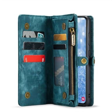 CaseMe mobilcover 008 8-kort Samsung Galaxy S24 Plus - Blå