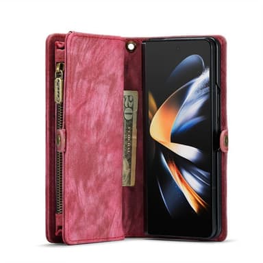 CaseMe mobilcover 008 5-kort Samsung Galaxy Z Fold 4 - Rød