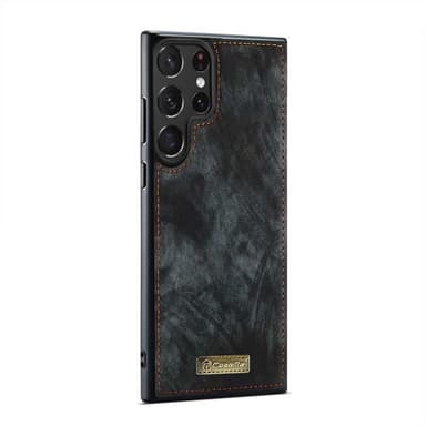 CaseMe mobilcover 008 8-kort Samsung Galaxy S24 Ultra - Sort/grå