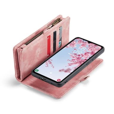 CaseMe mobilcover 008 8-kort Samsung Galaxy A55 - Lyserød