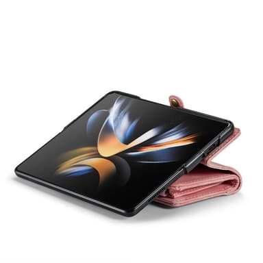 CaseMe mobilcover 008 5-kort Samsung Galaxy Z Fold 4 - Lyserød