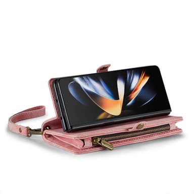 CaseMe mobilcover 008 5-kort Samsung Galaxy Z Fold 4 - Lyserød