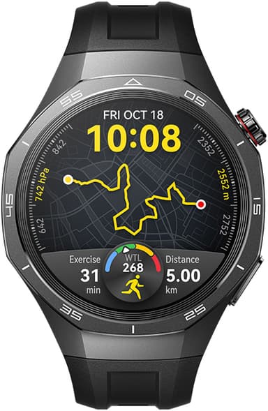 Huawei Watch GT 5 Pro sportsur 46mm (sort) + FreeBuds 5i gaveæske