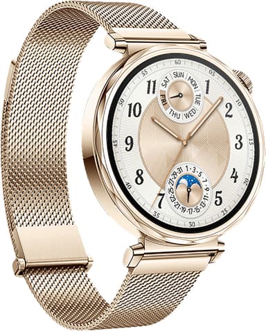 Huawei Watch GT 5 sportsur 41mm (guld) + FreeBuds 5i gaveæske