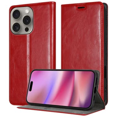 iPhone 16 PRO Cover Etui Case (Rød)