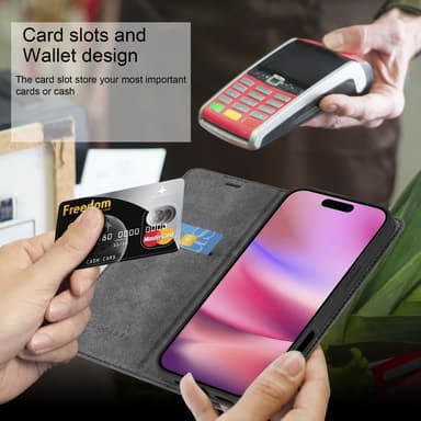 iPhone 16 PRO Cover Etui Case (Rød)