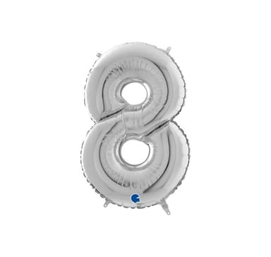 Nummer ""8"" Sølv