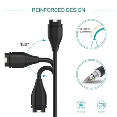 Universal oplader til Garmin ure 2-pak