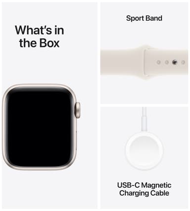 Apple Watch SE 2nd Gen 40mm LTE (Starlight Alu/Starlight sport band M/L)