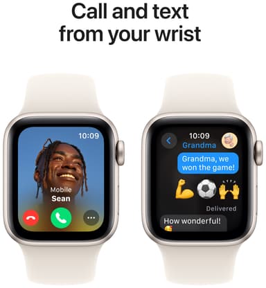 Apple Watch SE 2nd Gen 40mm LTE (Starlight Alu/Starlight sport band M/L)