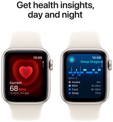 Apple Watch SE 2nd Gen 40mm LTE (Starlight Alu/Starlight sport band M/L)