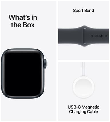 Apple Watch SE 2nd Gen 40mm LTE (Midnight Alu/Midnight sport band S/M)