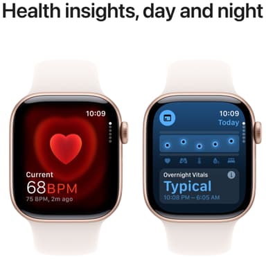Apple Watch S10 46mm GPS+Cel (Rose Gold Aluminium/LB sportsrem) S/M