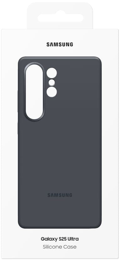 Samsung Galaxy S25 Ultra Silicone etui (sort)