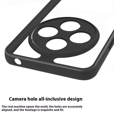 Stødsikkert PC+TPU Cover til Xiaomi Redmi 14C 4G - Gennemsigtigt Bagcover