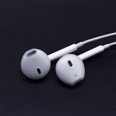 Udskiftning af silikone ørepropper til 15-16 mm øretelefoner 10-par Hvid