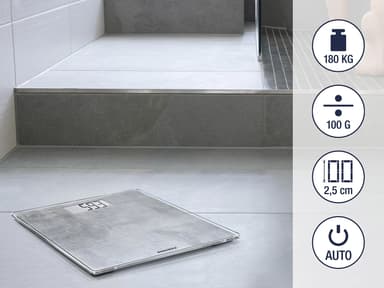 Personvægt Style Sense Compact 300 Betongrå