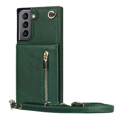 Zipper halskæde cover Samsung Galaxy S25 - Grøn
