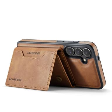 DG-Ming Magking K2 2i1 cover Samsung Galaxy S25 - Brun