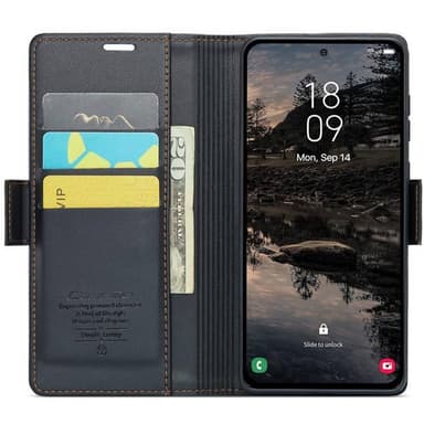 CaseMe mobilcover 023 Samsung Galaxy S25 Plus - Sort
