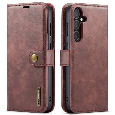 Wallet DG-Ming 2i1 Samsung Galaxy S25 - Rød