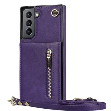 Zipper halskæde cover Samsung Galaxy S25 - Lilla