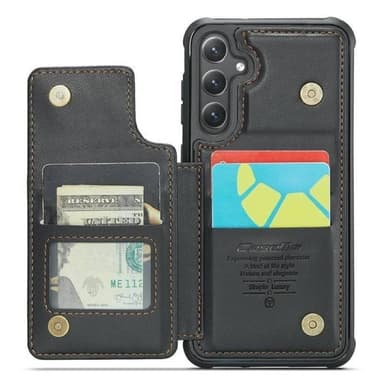 CaseMe mobilcover C22 Samsung Galaxy S25 - Sort