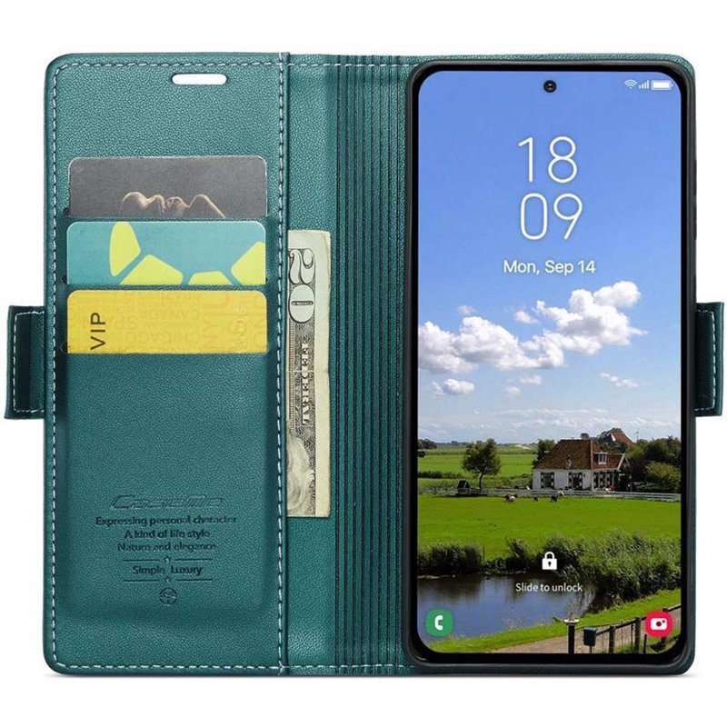 CaseMe mobilcover 023 Samsung Galaxy S25 Plus - Petrol