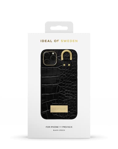 Atelier Case iPhone 11P/XS/X Black Croco