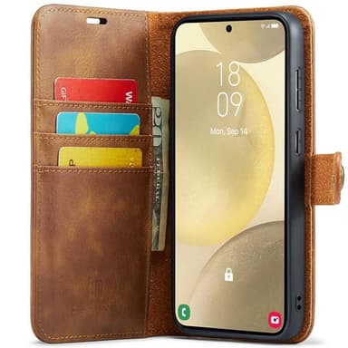 Wallet DG-Ming 2i1 Samsung Galaxy S25 Plus - Brun