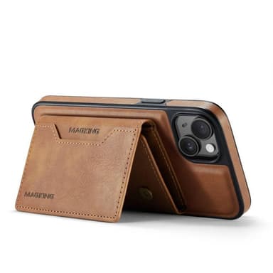 DG-Ming Magking K2 2i1 cover iPhone 15 Plus - Brun