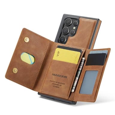 DG-Ming Magking K2 2i1 cover Samsung Galaxy S24 Ultra - Brun