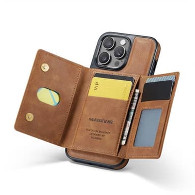 DG-Ming Magking K2 2i1 cover iPhone 15 Pro Max - Brun